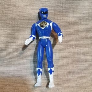 90's Blue Power ranger figurine